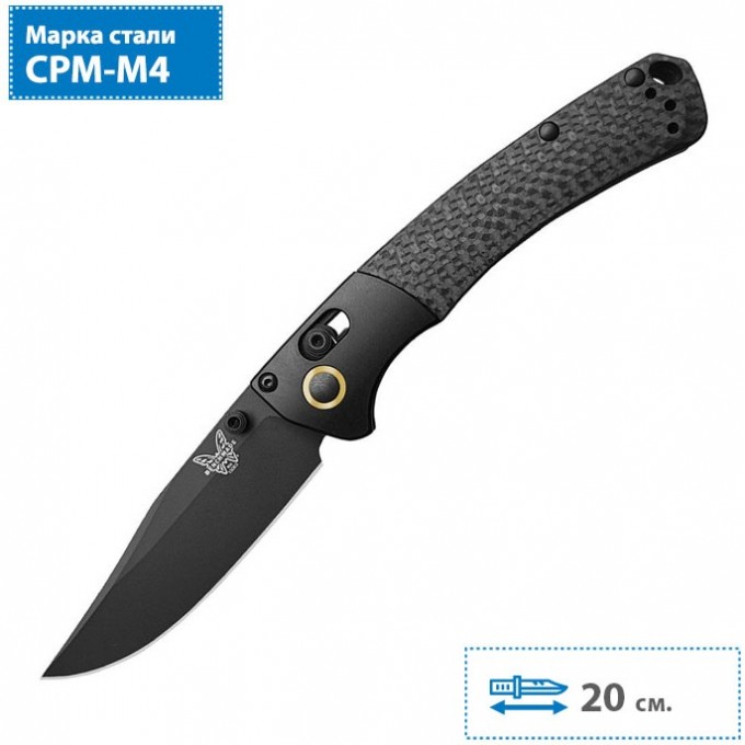 Нож BENCHMADE CU15085-BK-M4 MINI CROOKED RIVER BMCU15085-BK-M4